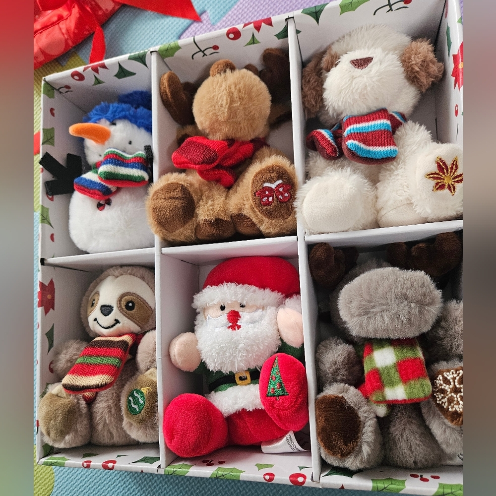 Plush Ornament Collection, 6- Piece Set